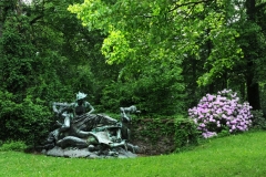 Park Skulptur Stürmische Wogen